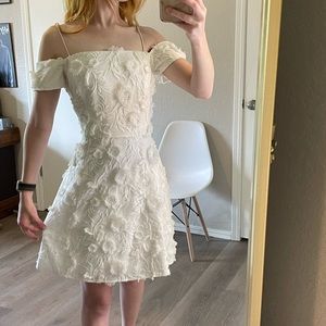 Gianni Bini Ivory Floral Dress